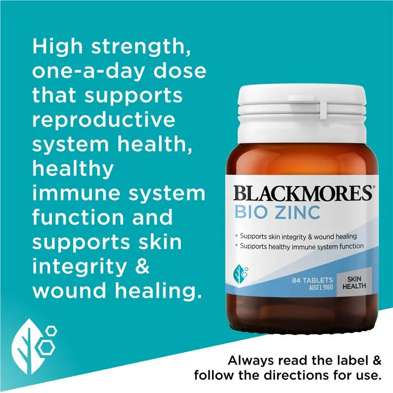 Blackmores 澳佳寶活性鋅片84粒