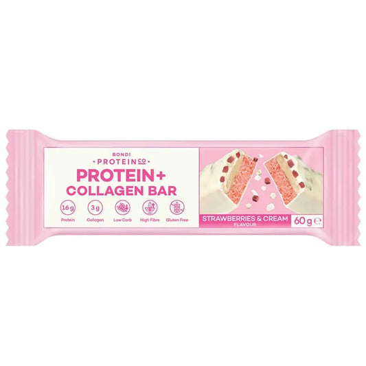 Bondi Protein Collagen 草莓口味蛋白棒 60g