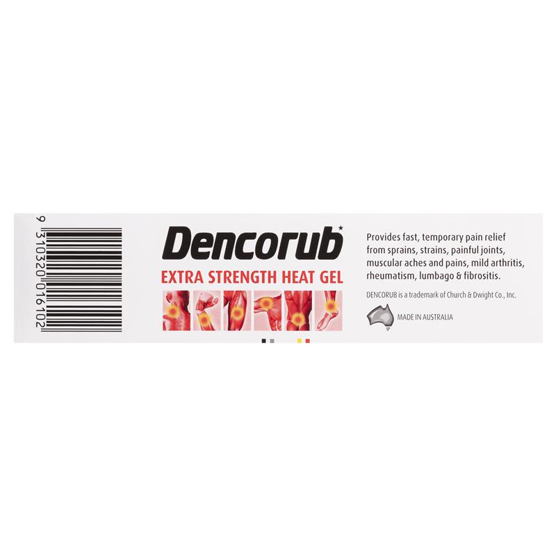 Dencorub 強效熱感肌肉舒緩凝膠100g