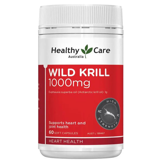 Healthy Care 高含量磷蝦油 1000mg 60粒