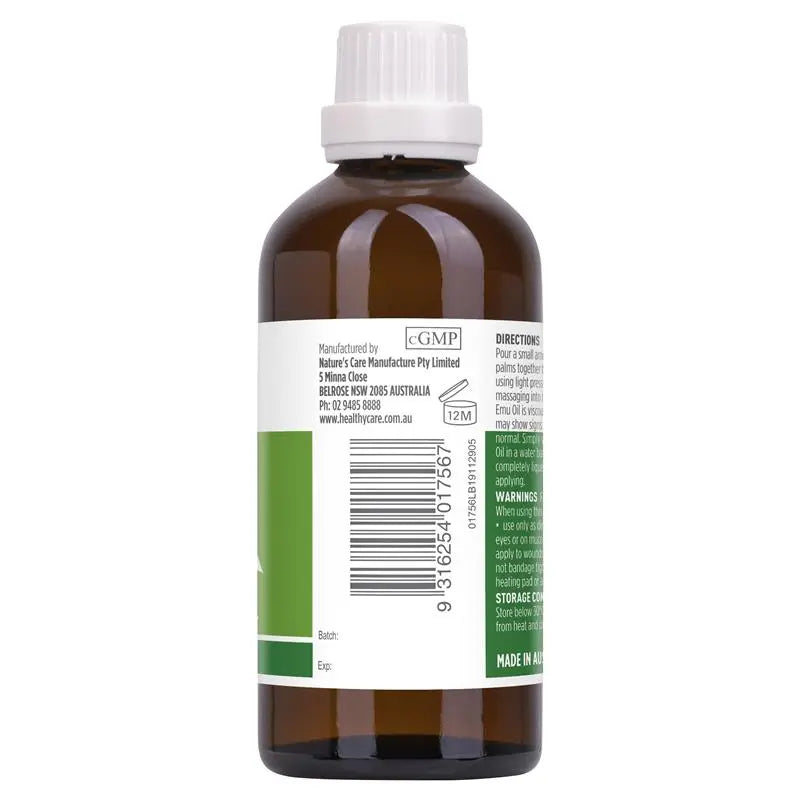 HealthyCare 鴯鶓按摩油 100ml