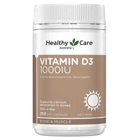 Healthy Care 維生素D3膠囊 250粒