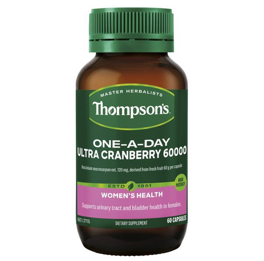Thompson's湯普森高濃度蔓越莓膠囊60000mg60粒