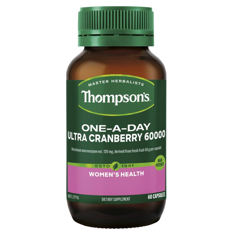 Thompson's湯普森高濃度蔓越莓膠囊60000mg60粒