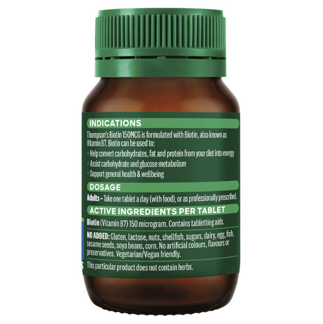 Thompson's 生物素片100粒