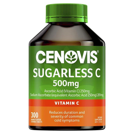 Cenovis 天然無糖維他命C 500mg咀嚼片300粒