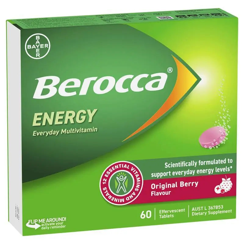 Berocca 拜為佳維生素發泡錠 60片（莓果風味）