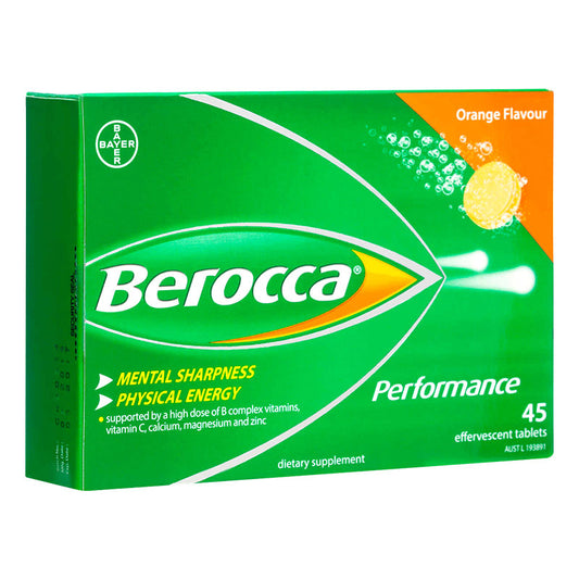 Berocca 拜為佳維生素發泡錠 45片（橘子風味）