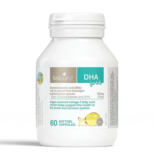 BioIsland 嬰幼兒天然海藻油DHA60粒