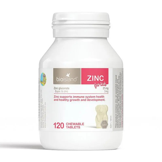 BioIsland 嬰幼兒補鋅咀嚼片120粒