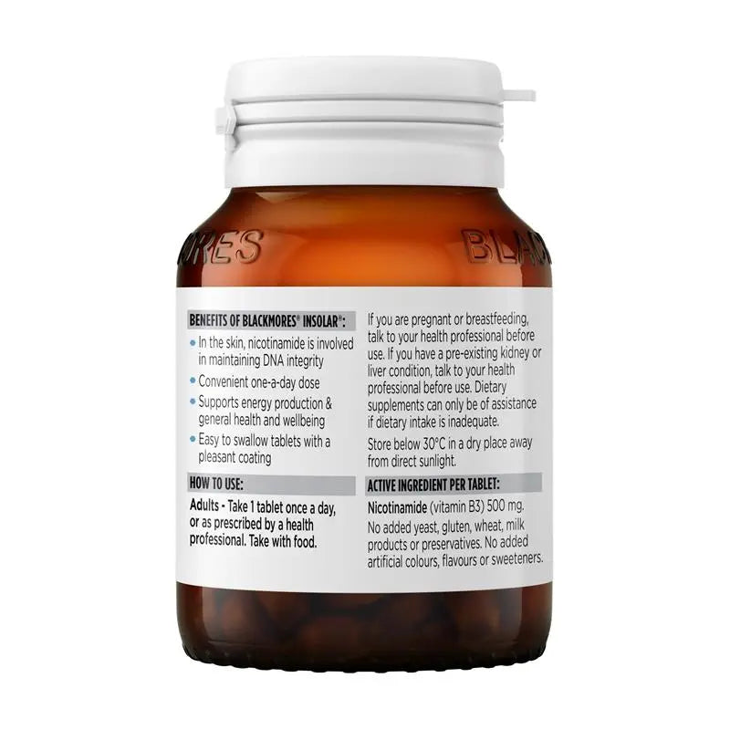 Blackmores 澳佳寶煙酰胺煥白修護精華片60粒