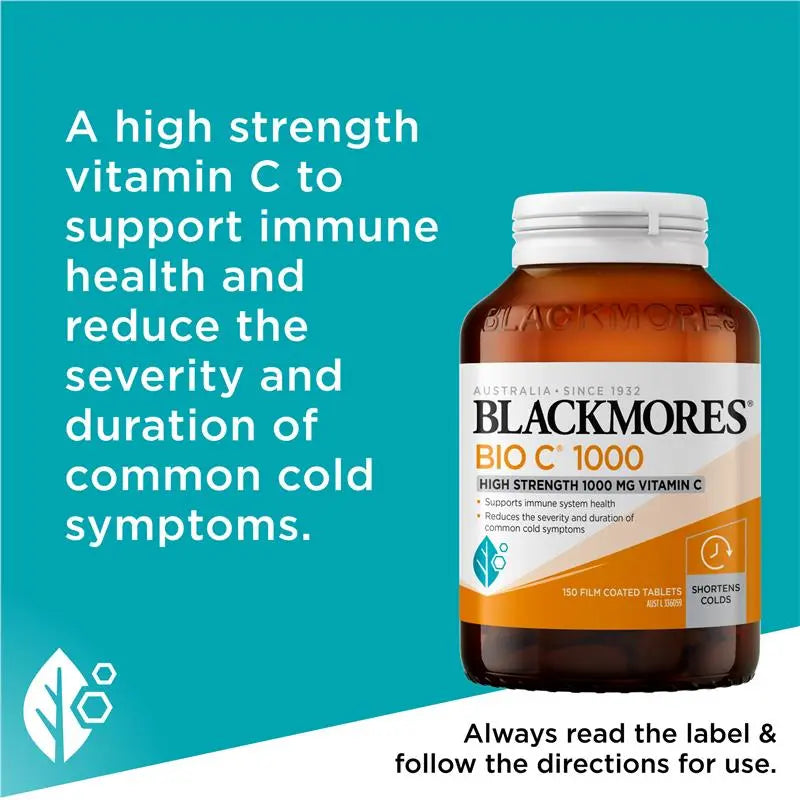 Blackmores 澳佳寶高效維他命C 1000mg 150粒