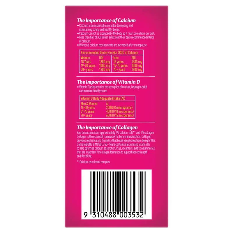 Caltrate 挺立50歲以上鈣強力錠100粒