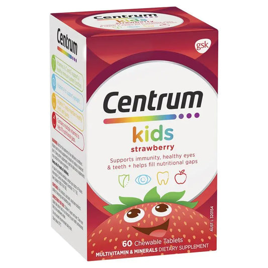 Centrum 善存複合兒童維他命咀嚼片60粒（草莓味）