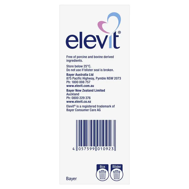Elevit 愛樂維孕婦複合維生素 100粒