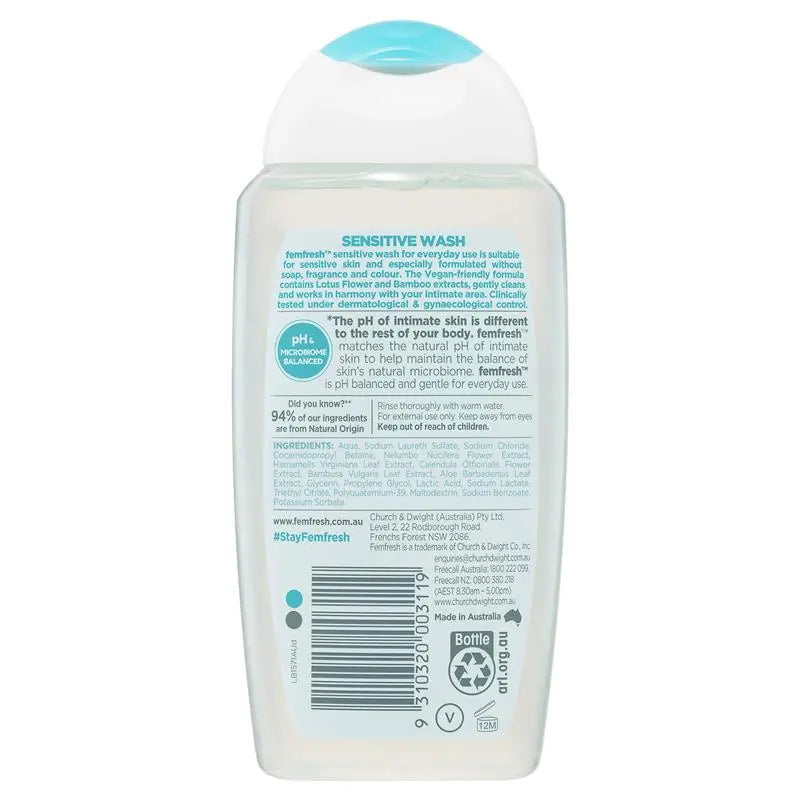 Femfresh 芳芯女性私密潔膚露（敏感肌用）250ml