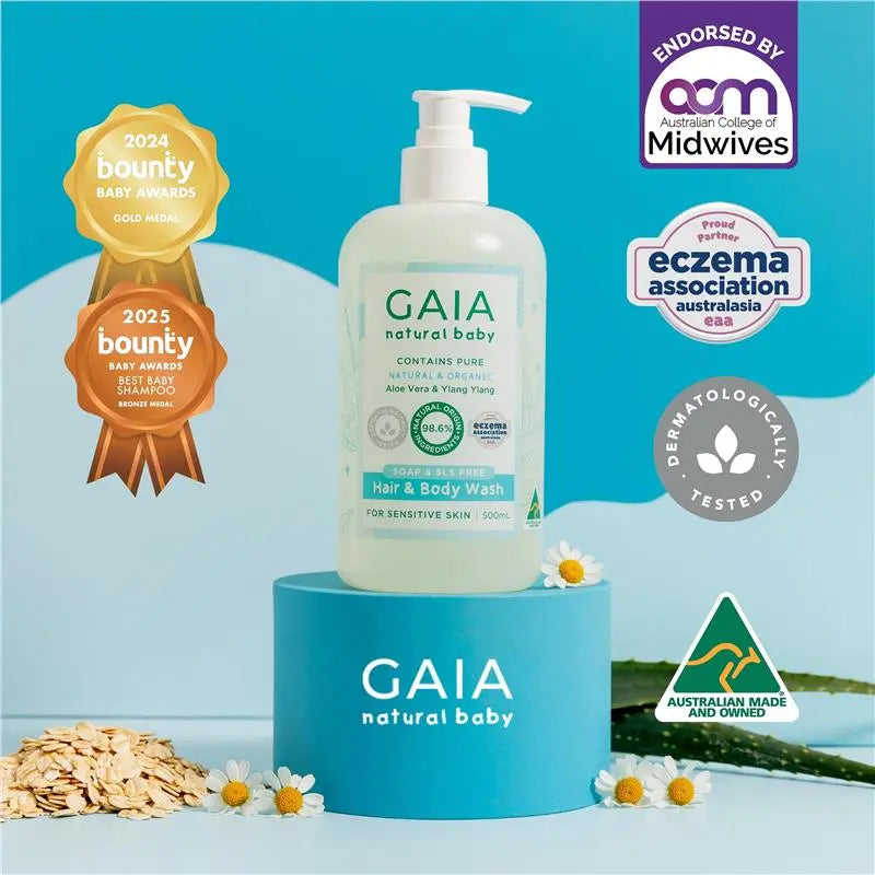 GAIA 嬰兒沐浴洗髮乳 500ml