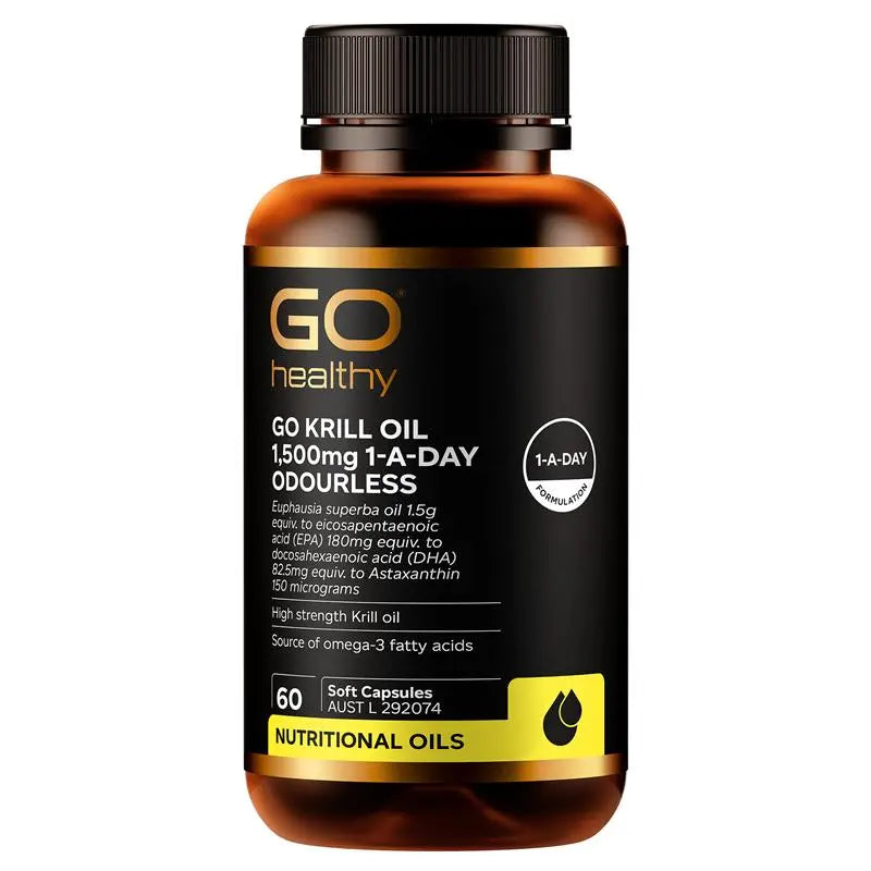GO Healthy 磷蝦油 1500mg 60粒