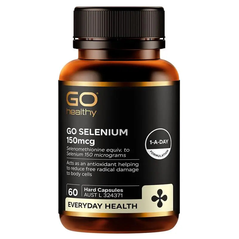 GO Healthy 硒元素補充膠囊 150mcg 60粒