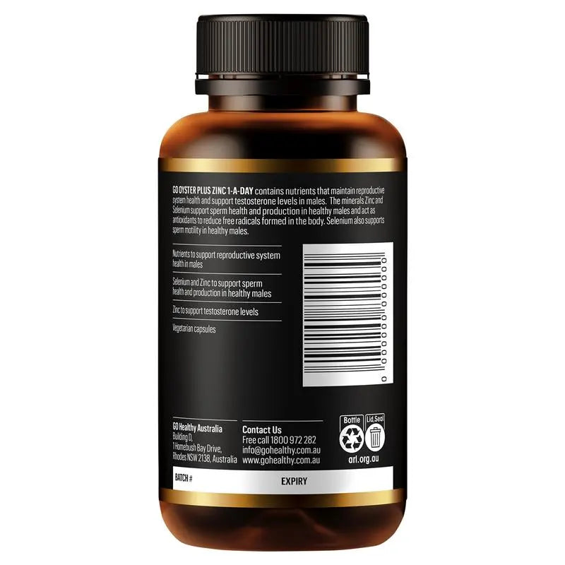 Go Healthy 生蠔精+鋅膠囊 120粒