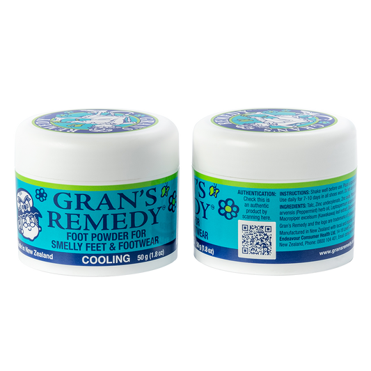 Gran's Remedy 老奶奶除臭粉 50g (藍色-薄荷）
