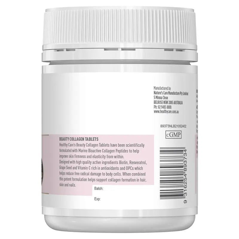 Healthy Care 生物活性膠原蛋白片 60粒