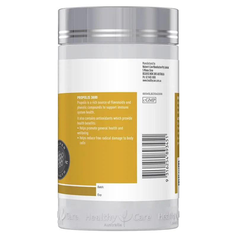 Healthy Care 高濃度白金蜂膠 3800mg 200粒