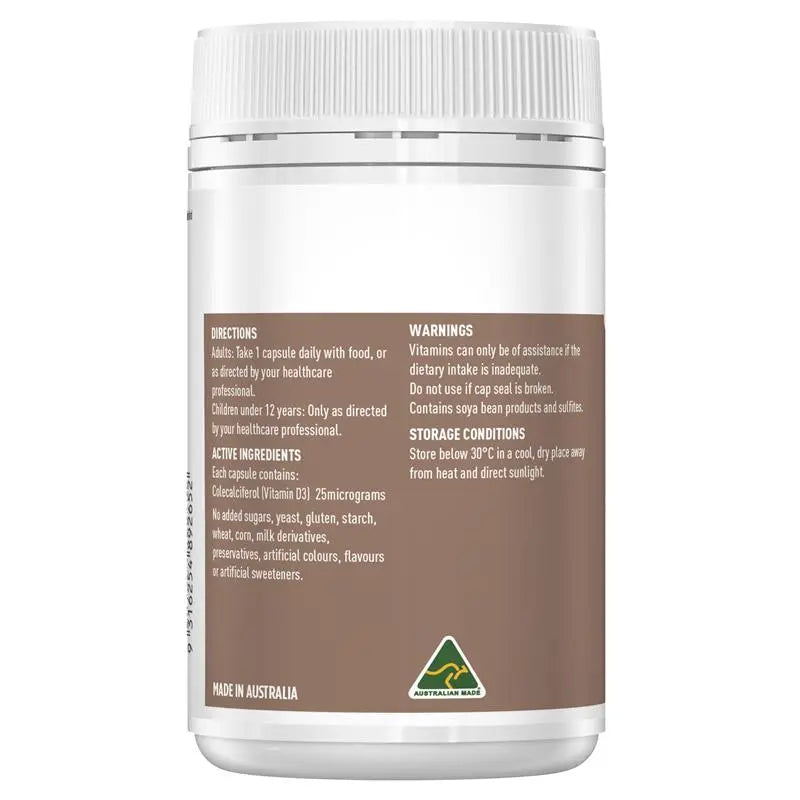 Healthy Care 維生素D3膠囊 250粒