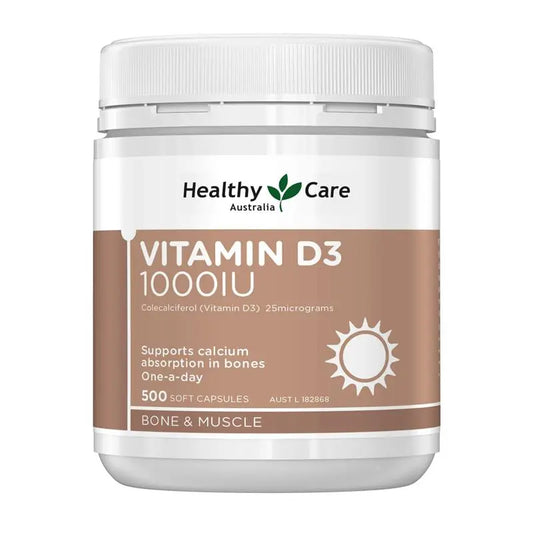 Healthy Care 維生素D3膠囊 500粒