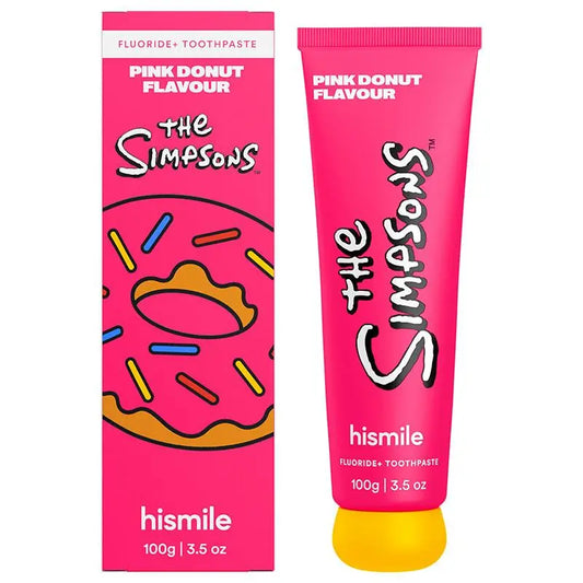 Hismile《辛普森家庭》粉紅甜甜圈風味牙膏 100g