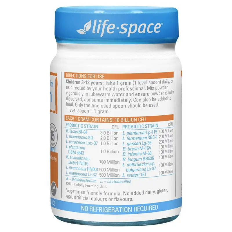 Life-Space 兒童益生菌粉 60g (3歲-12歲）