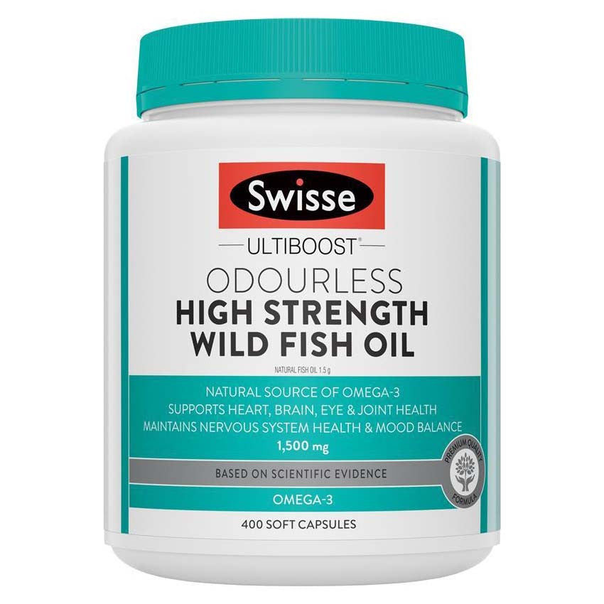 Swisse 深海無腥味魚油1500mg 400粒