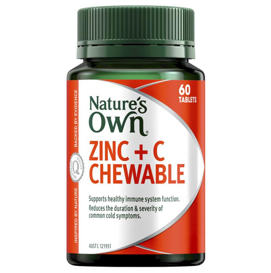 Nature's Own 自然澳維他命C鋅含片60片