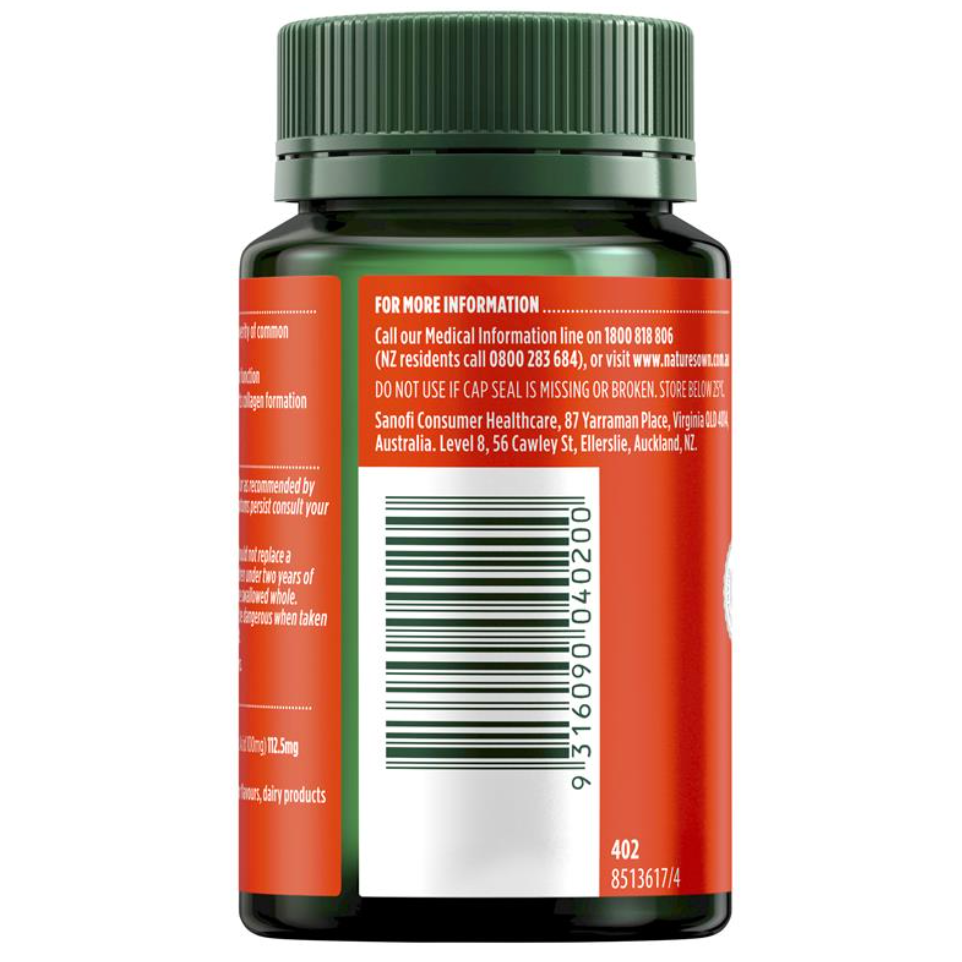 Nature's Own 自然澳維他命C鋅含片60片