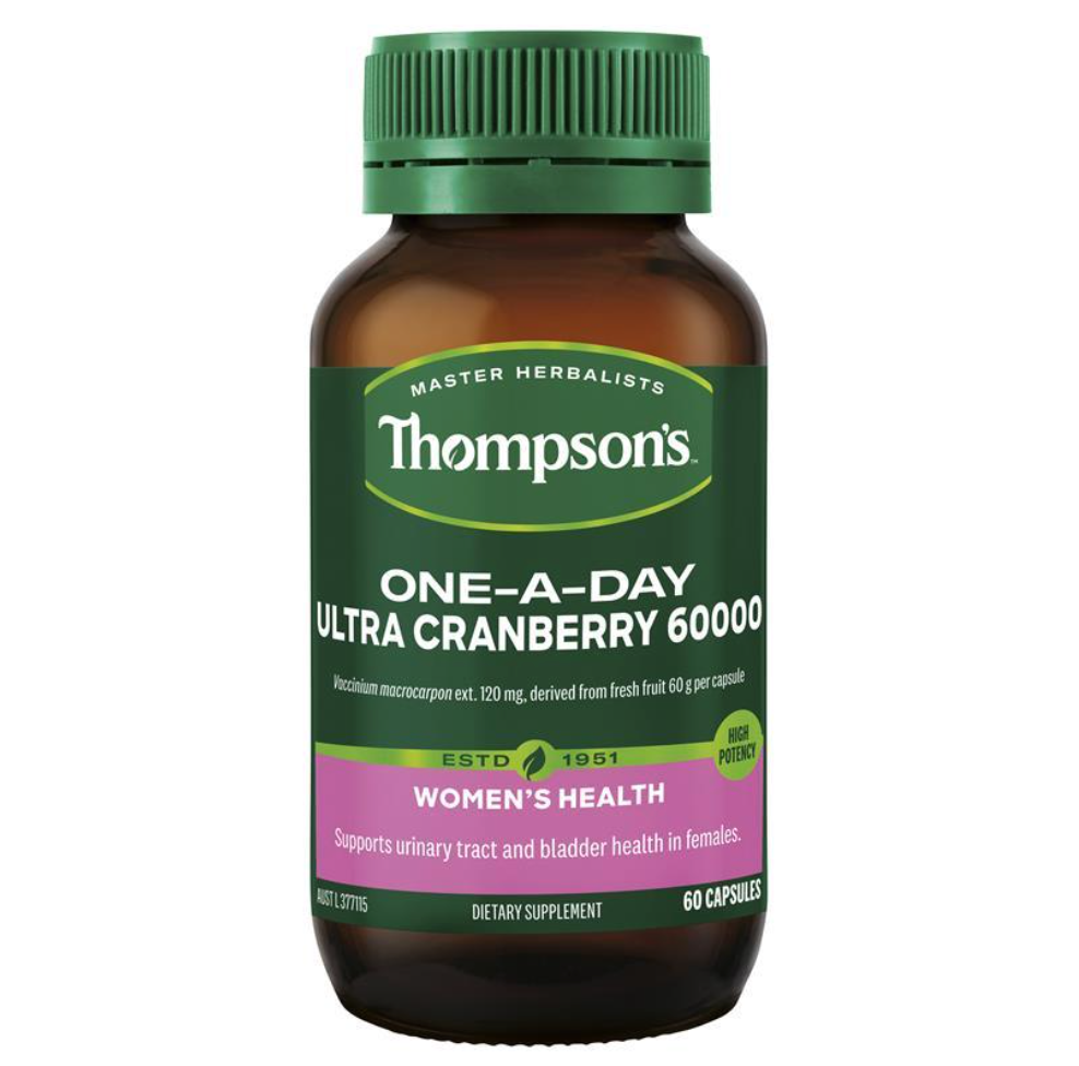 Thompson's湯普森高濃度蔓越莓膠囊60000mg60粒