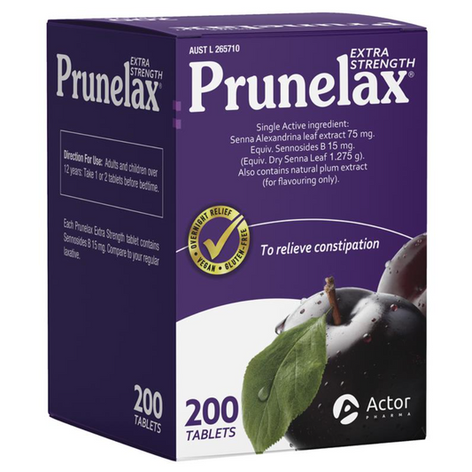 Prunelax 西梅便秘缓解片200片