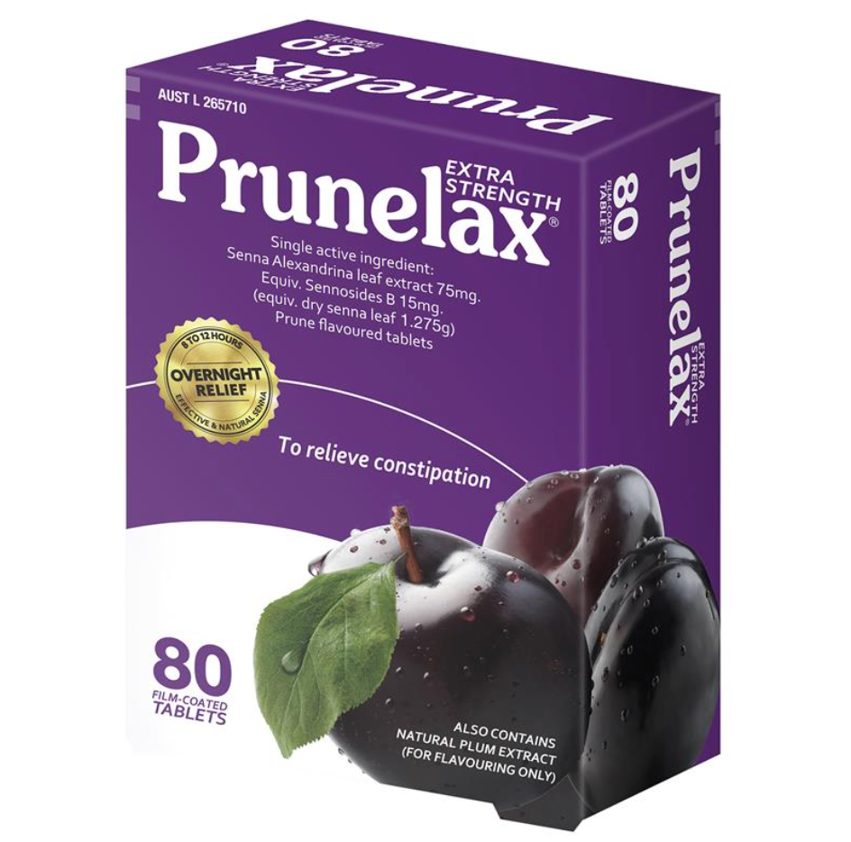 Prunelax 西梅便秘缓解片80片