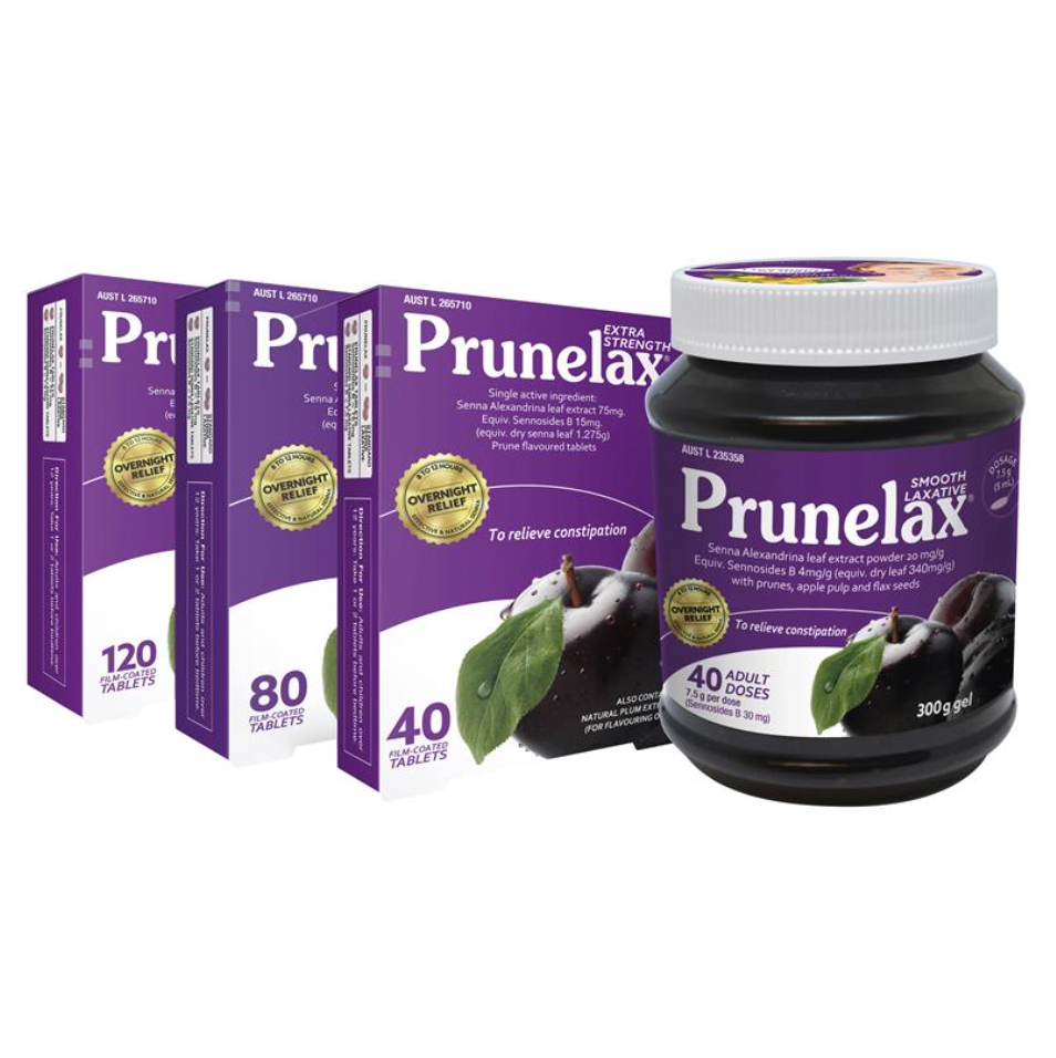 Prunelax 西梅便秘缓解片80片