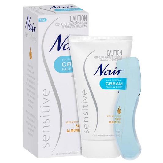 Nair 敏感肌膚專用面部身體脫毛膏150g