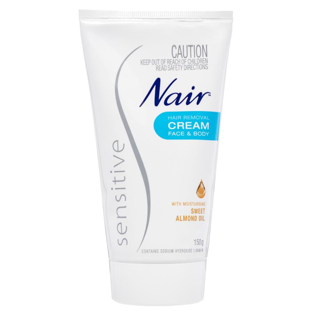 Nair 敏感肌膚專用面部身體脫毛膏150g