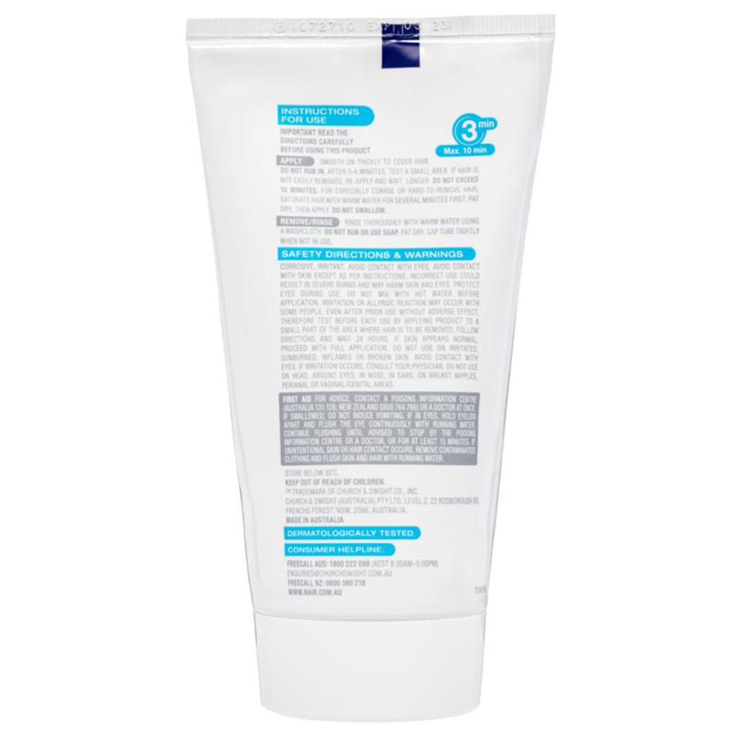 Nair 敏感肌膚專用面部身體脫毛膏150g
