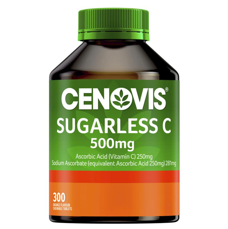Cenovis 天然無糖維他命C 500mg咀嚼片300粒