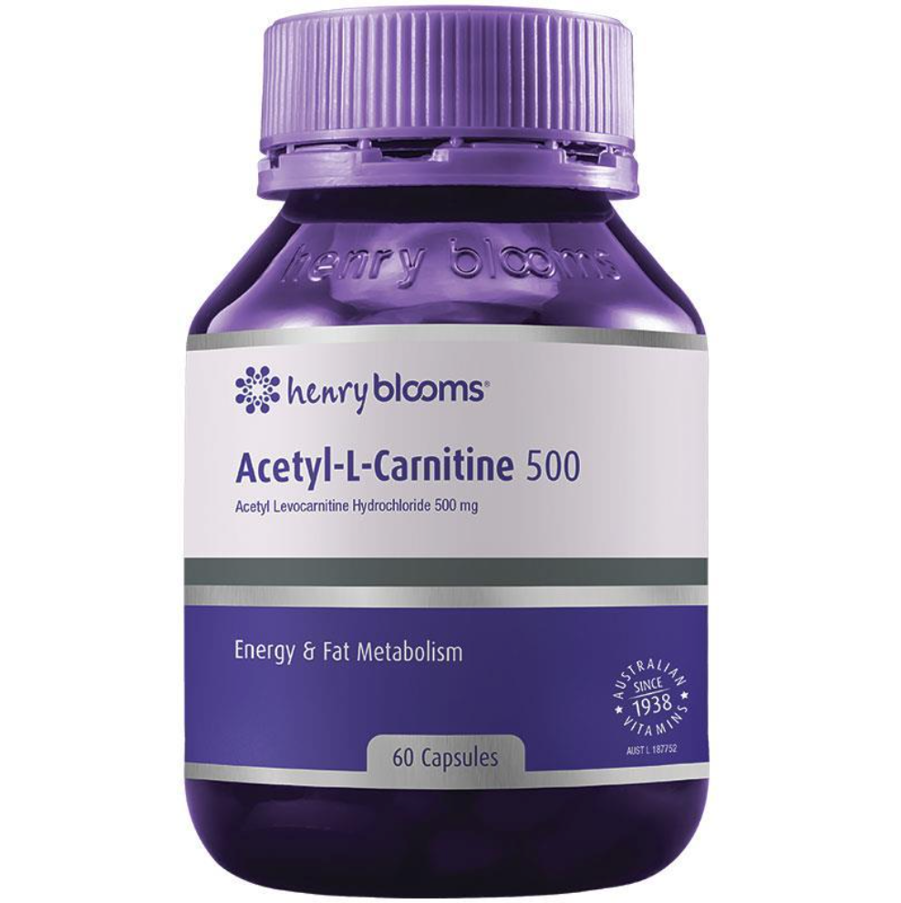 Henry Blooms 乙酰左旋肉鹼500素食膠囊60粒