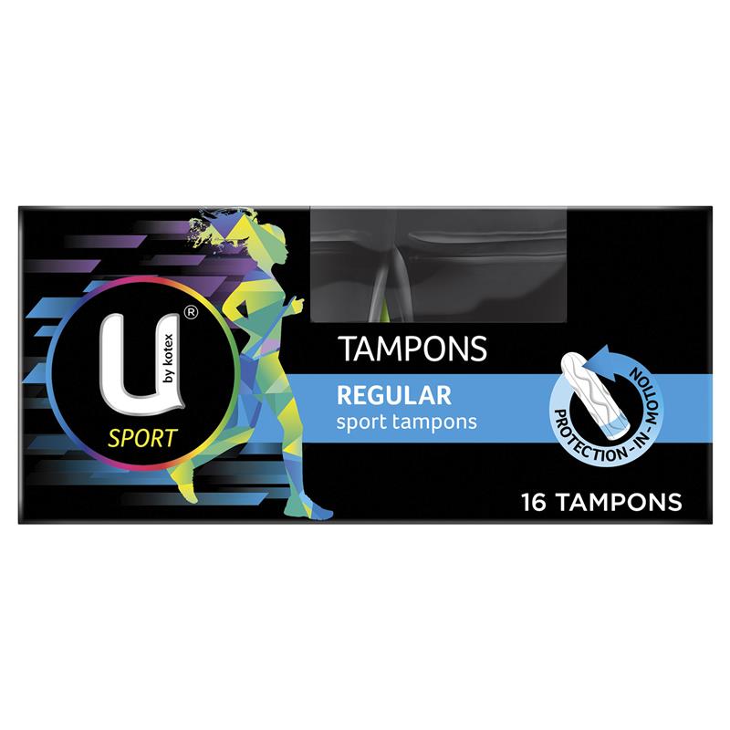 U By Kotex 運動衛生棉條(一般流量型)16包