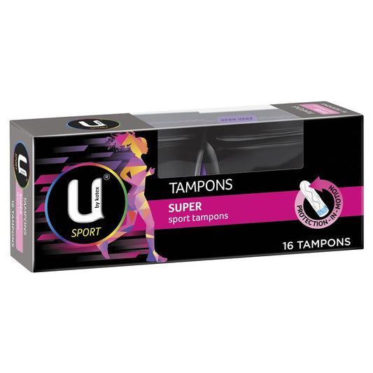 U By Kotex 運動衛生棉條(量多型)16 包